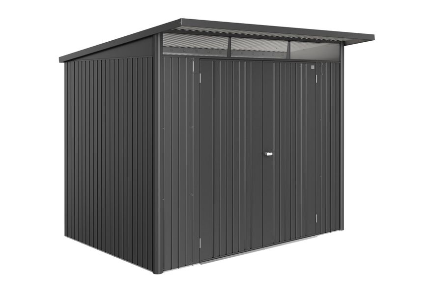 Foto van Biohort Berging AvantGarde ECO Gr. A5 donkergrijs-metallic Dubbele Deur