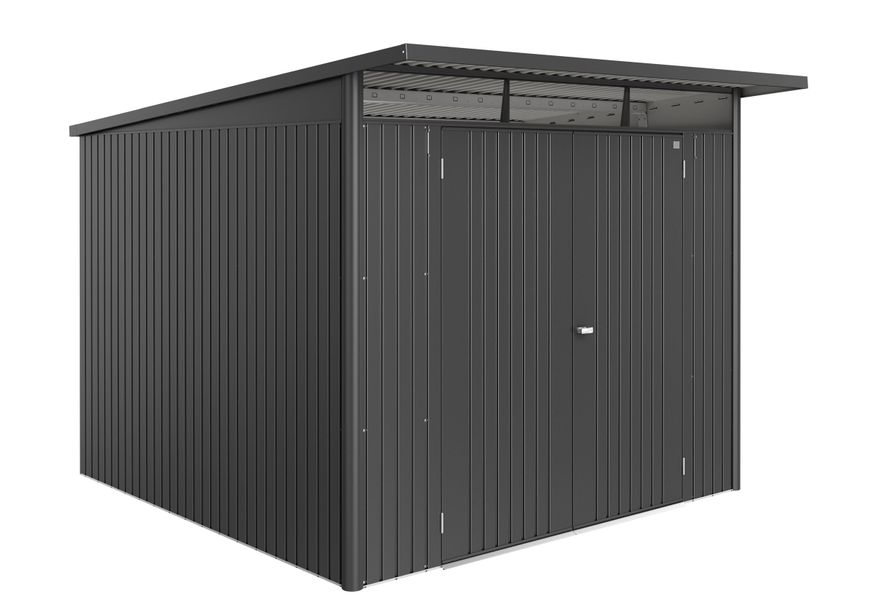 Biohort Berging AvantGarde ECO Gr. A7 donkergrijs-metallic Dubbele Deur Foto van Biohort Berging AvantGarde ECO Gr. A7 donkergrijs-metallic Dubbele Deur