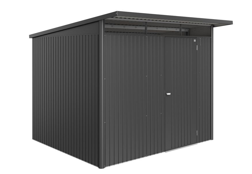 Biohort Berging AvantGarde ECO Gr. A6 donkergrijs-metallic Standaard deur Foto van Biohort Berging AvantGarde ECO Gr. A6 donkergrijs-metallic Standaard deur