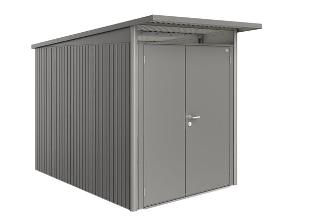 Foto van Biohort AvantGrande A3 metalen tuinhuis dubbele deur