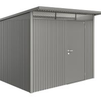 Foto van Biohort AvantGarde A5 metalen tuinhuis enkele deur