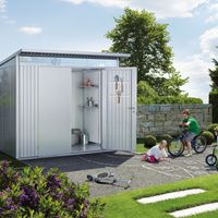 Foto van Biohort AvantGrande A2 metalen tuinhuis dubbele deur