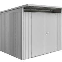Foto van Biohort AvantGarde A6 metalen tuinhuis dubbele deur
