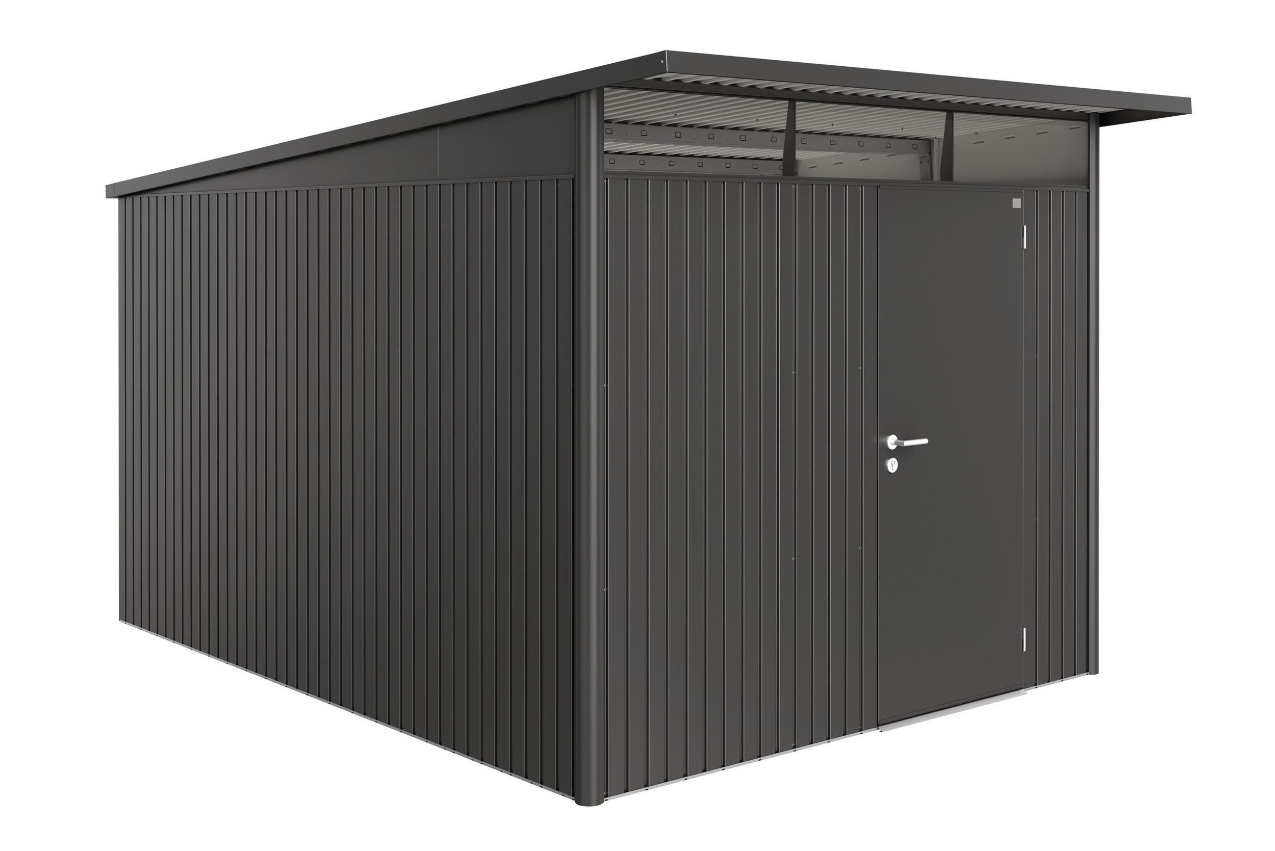 Foto van Biohort AvantGarde A8 metalen tuinhuis enkele deur