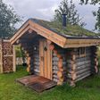 Foto van Harvia rookgaskanaal zwart - schuindak (WHP1500M)