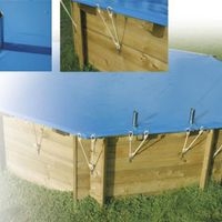 Foto der Ubbink Azura Winterabdeckung 410 cm (6-eckig)