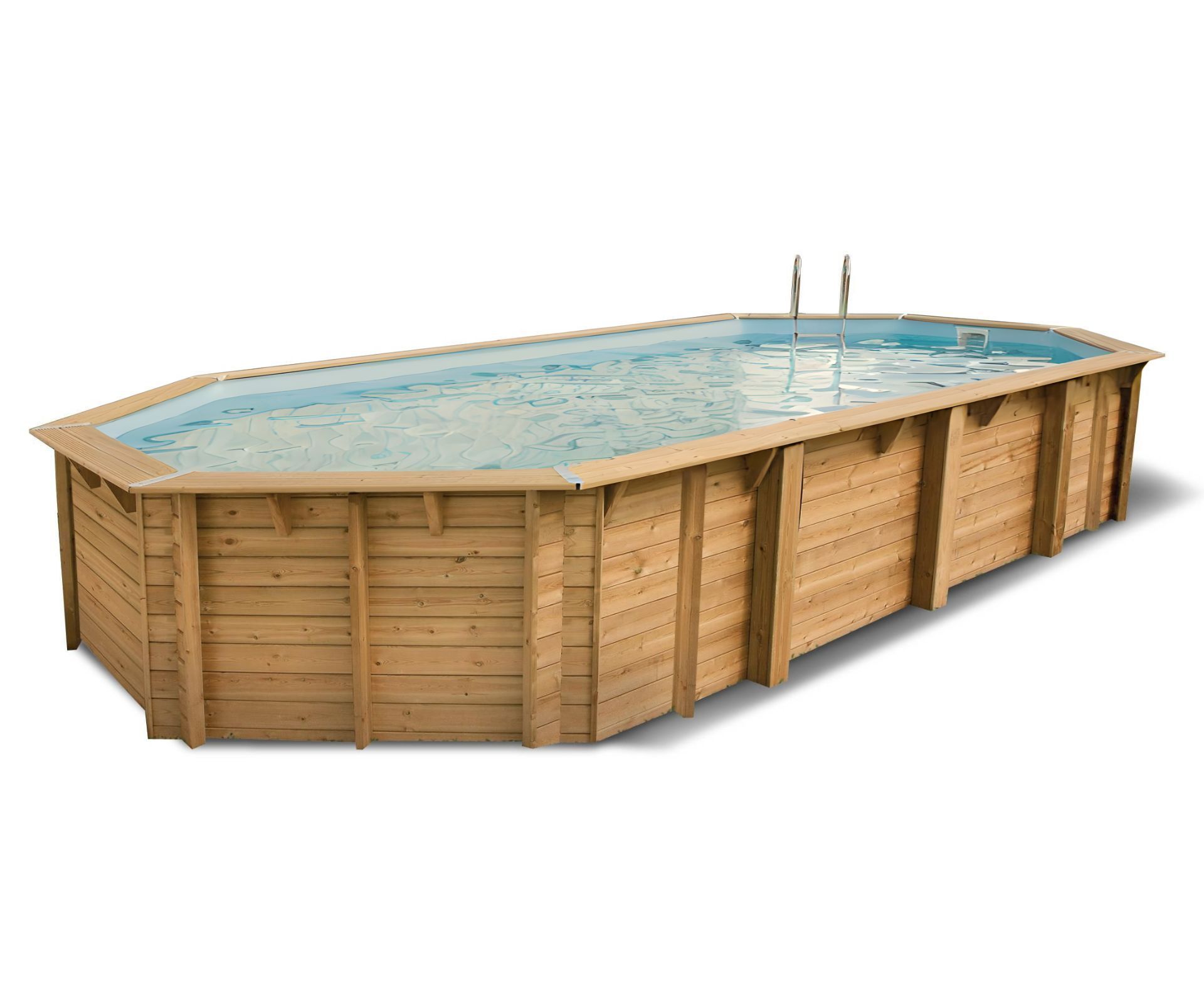 Foto der Ubbink Azura 750 x 400 x 130 cm Holzpool