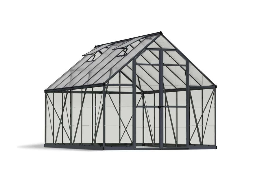 Palram – Canopia Balance Hybrid 8x12 - Grijs Foto van Palram – Canopia Balance Hybrid 8x12 - Grijs