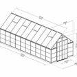 Foto van Palram – Canopia Balance Hybrid 8x20 - Grijs