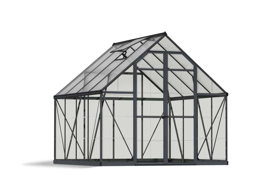 Palram – Canopia Balance Hybrid 8x8 - Grijs Foto van Palram – Canopia Balance Hybrid 8x8 - Grijs