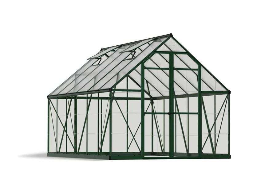 Palram – Canopia Balance Hybrid 8X12 - Groen Foto van Palram – Canopia Balance Hybrid 8X12 - Groen