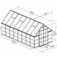 Foto van Palram – Canopia Balance Hybrid 8X16 - Groen