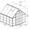 Foto van Palram – Canopia Balance Hybrid 8X8 - Groen