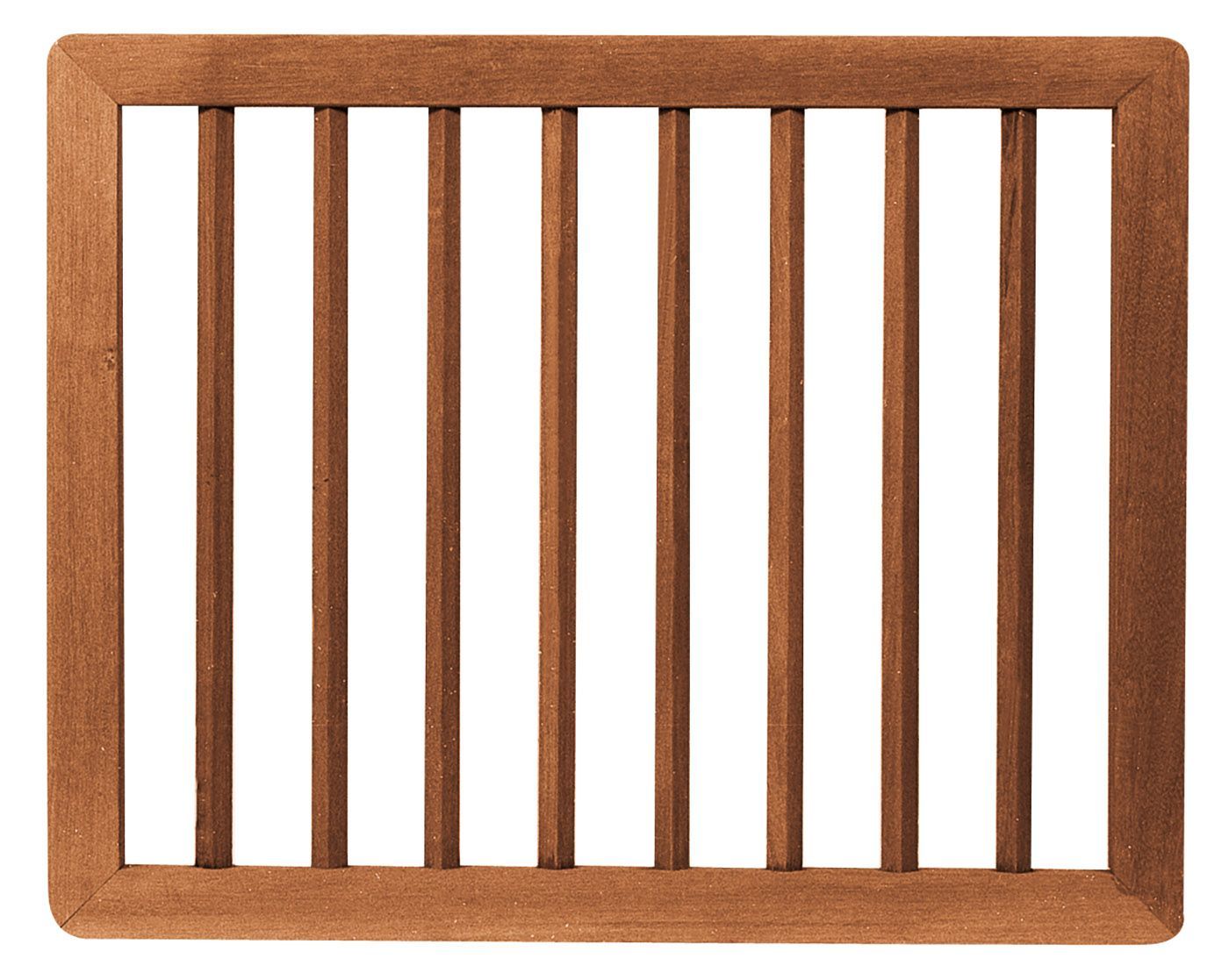 Foto van Azalp tuindeur Bangkirai recht kader