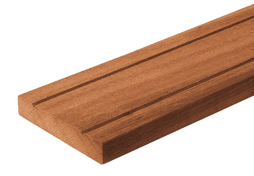 Bangkirai Geschaafd 022/195 - 430 cm Foto van Bangkirai Geschaafd 022/195 - 430 cm