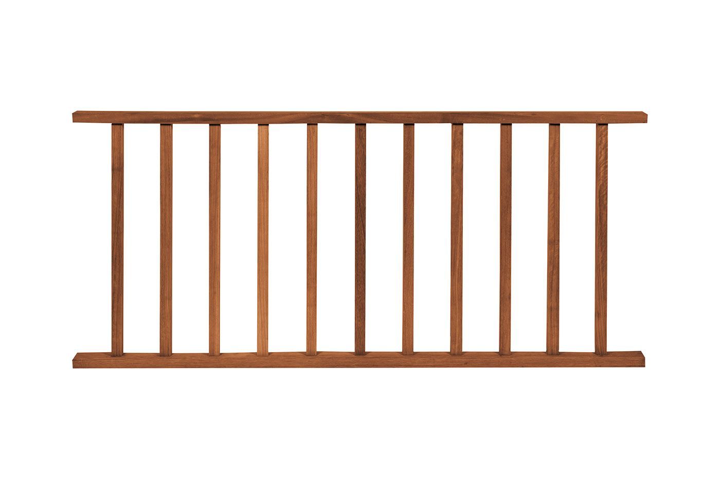 Foto van Azalp Bangkirai spijlen hek