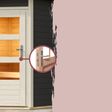 Foto van Karibu barrelsauna Asymmetrisch 1 (112)