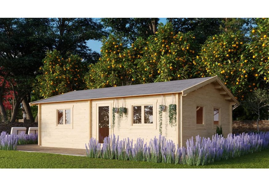 Azalp Bart Chalet 550x800 cm, 60 mm Foto von Azalp Bart Chalet 550x800 cm, 60 mm