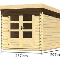 Foto der Karibu 73286 Bastrup 4 Gartenhaus