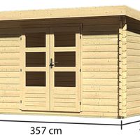 Foto der Karibu 73306 Bastrup 7 Gartenhaus