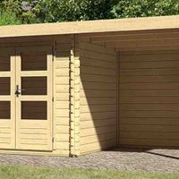 Foto van Karibu 73314 Bastrup 2 Blokhut met veranda 200cm