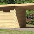 Foto von Karibu Bastrup 8 Gartenhaus mit Anbaudach 300 cm (79315)
