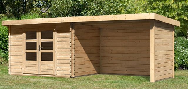 Foto der Karibu 91533 Bastrup 3 Gartenhaus Mit veranda 300cm