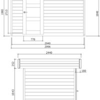 Foto der Solid s8216 Gartenhaus Emilia