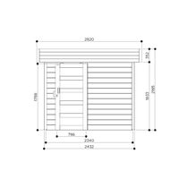 Foto van Solid s8214 tuinhuis Bergen