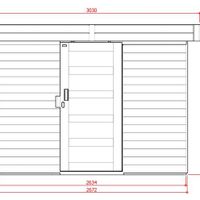 Foto der Solid s8715 Gartenhaus Lund