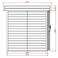 Foto der Solid s8715 Gartenhaus Lund