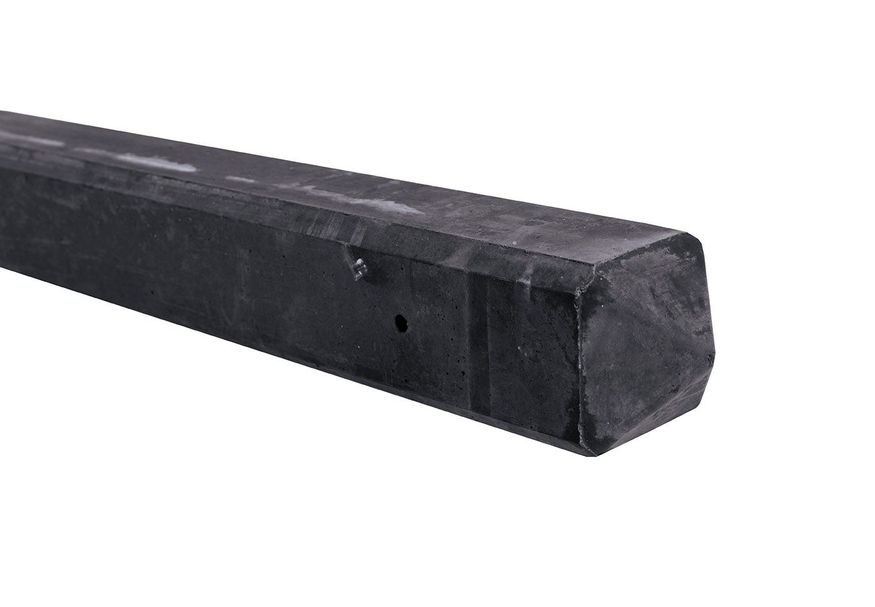 Beton Paal antraciet 10x10x310 cm Foto van Beton Paal antraciet 10x10x310 cm