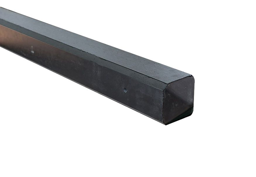 Beton paal rotsmotief antra gecoat 10x10x280 cm Foto van Beton paal rotsmotief antra gecoat 10x10x280 cm