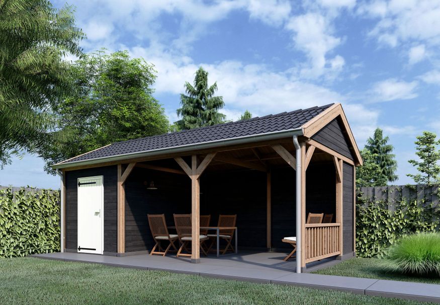 Trendhout Zadeldak Betula 750x415 cm Foto van Trendhout Zadeldak Betula 750x415 cm