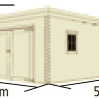 Foto van Karibu Houten Blokhutgarage