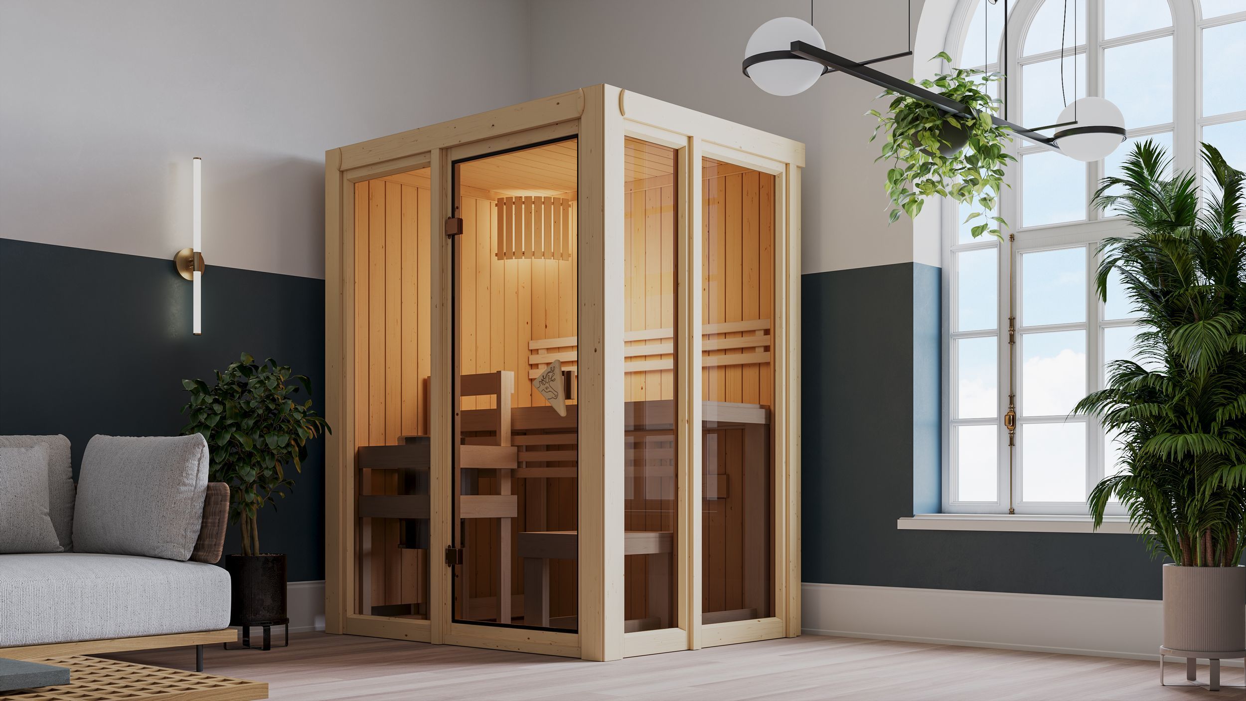 Foto van Karibu 86 binnensauna Irava 1