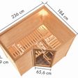 Foto van Karibu binnensauna Sahib 2 (59764)