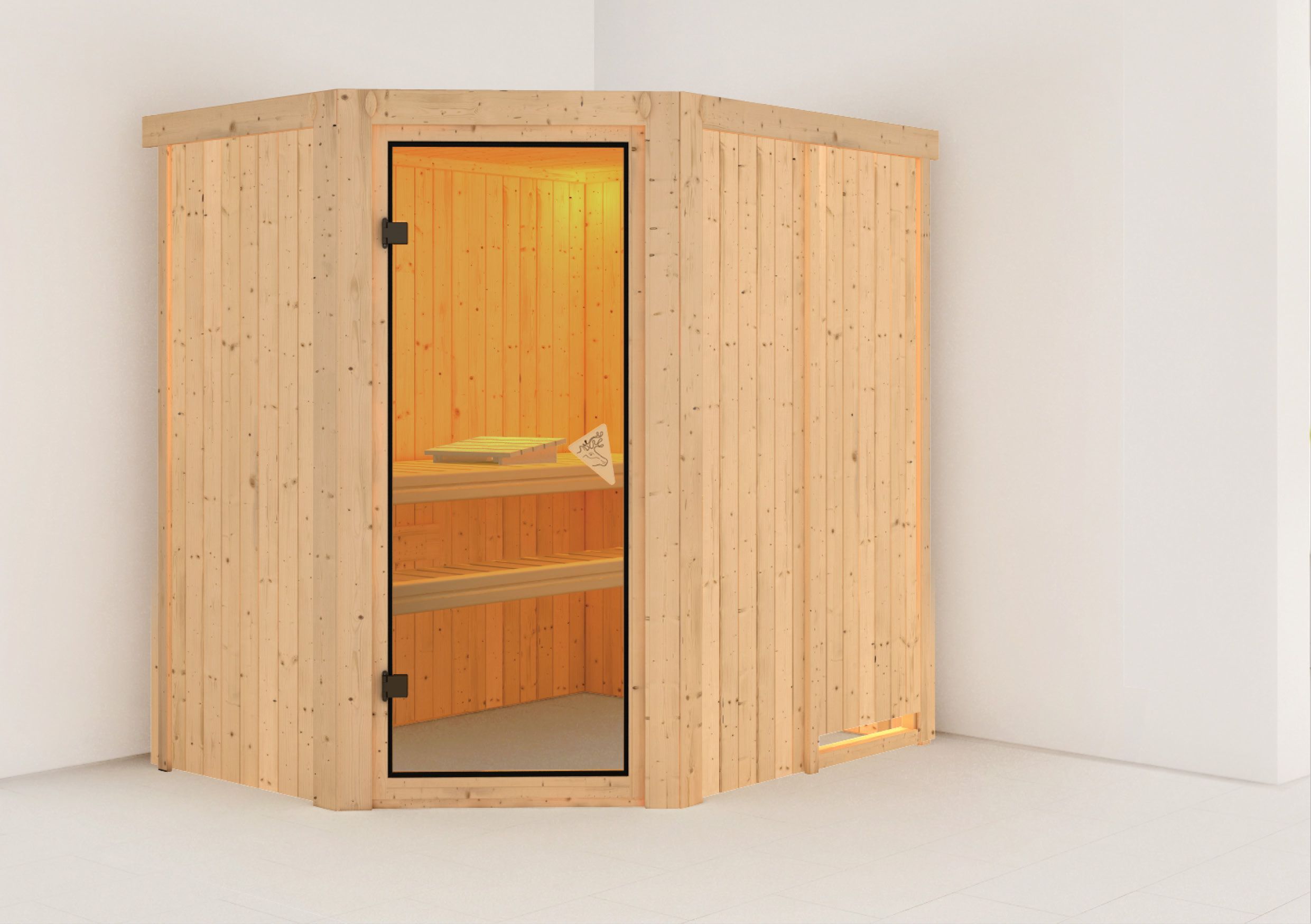 Foto van Karibu 59779 Saja binnensauna