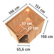 Foto van Karibu binnensauna Saja (59779)