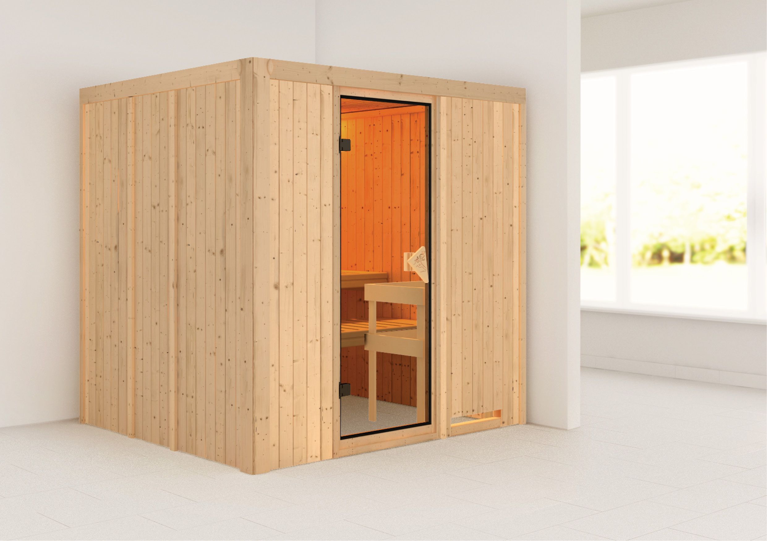 Foto van Karibu 59638 Sodin binnensauna