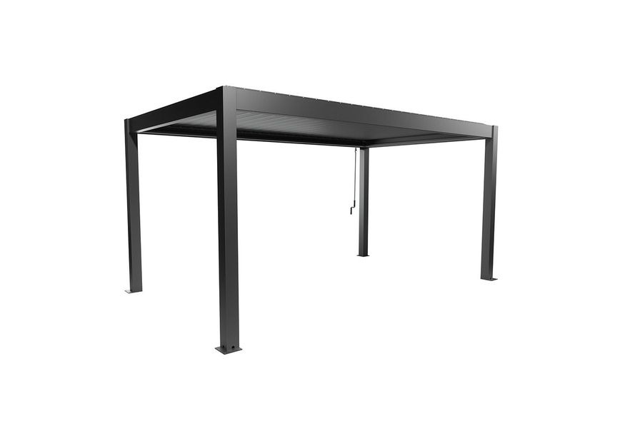 Foto van Biohort Pergola 500 x 300 cm Donkergrijs metallic