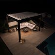 Foto van Biohort Pergola 450 x 350 cm Donkergrijs metallic