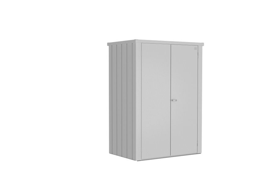 Biohort Terraskast Romeo L High zilver metallic Foto van Biohort Terraskast Romeo L High zilver metallic