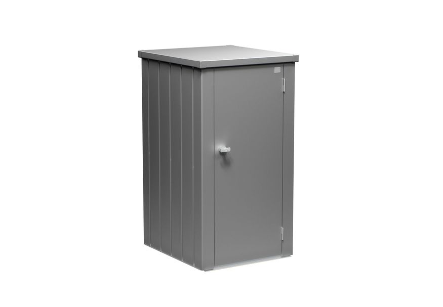 Biohort Terraskast Julia L kwartsgrijs metallic Foto van Biohort Terraskast Julia L kwartsgrijs metallic