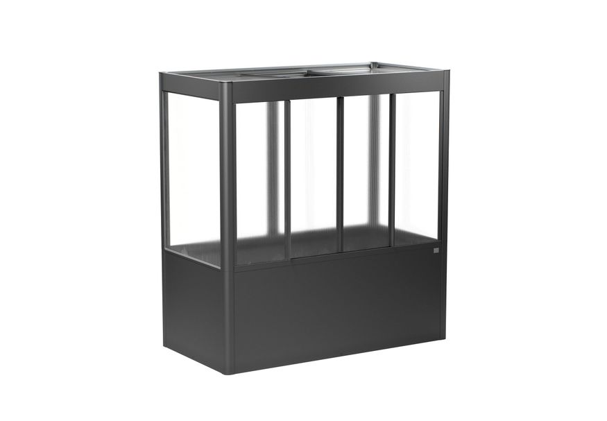 Biohort Tuinkas Florentina 2x1 Maxi Donkergrijs metallic Foto van Biohort Tuinkas Florentina 2x1 Maxi Donkergrijs metallic