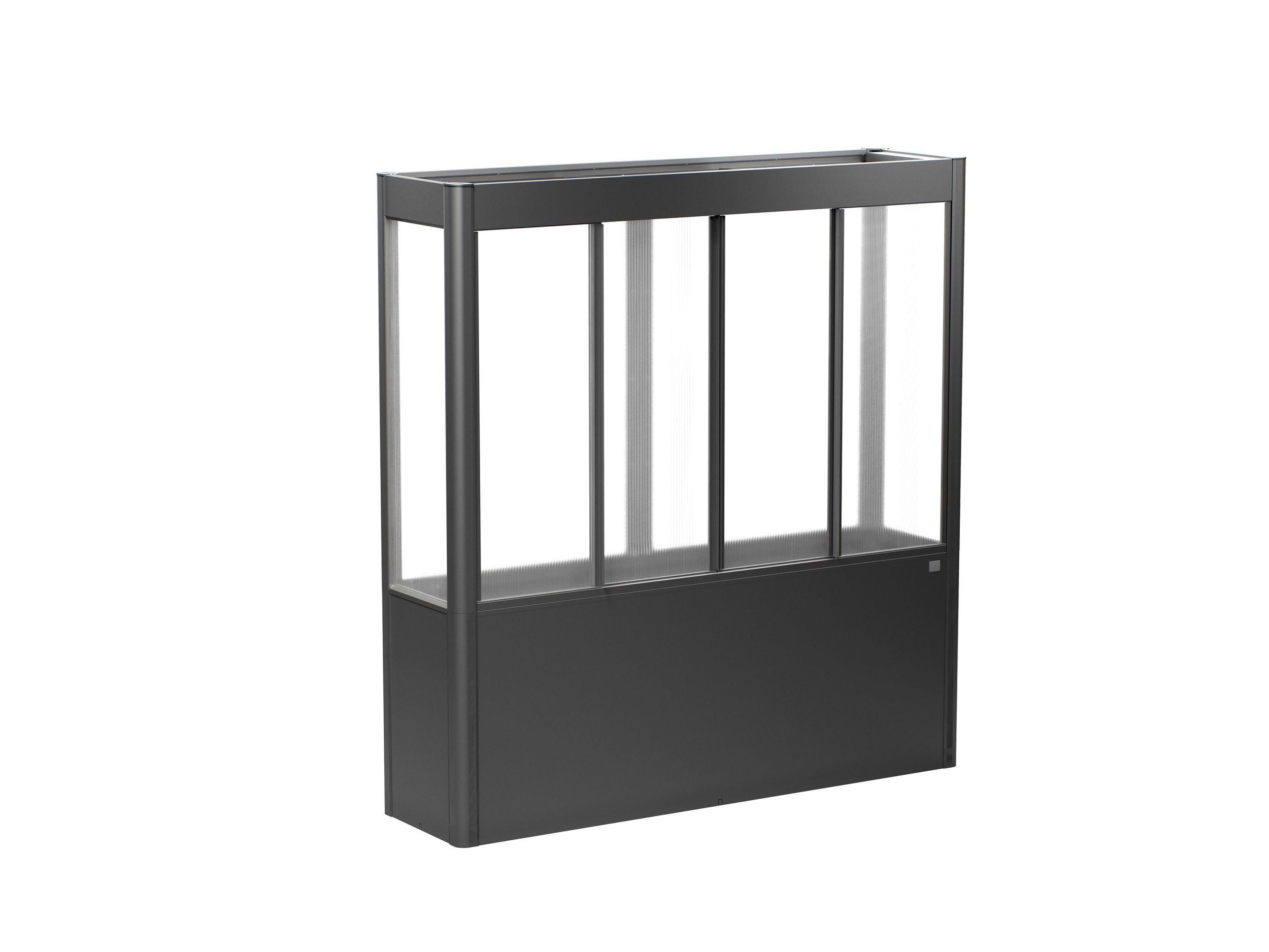 Foto van Biohort Tuinkas Florentina 2x0.5 Donkergrijs metallic