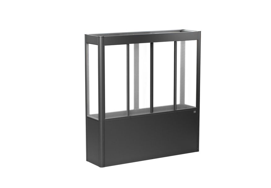 Biohort Tuinkas Florentina 2x0,5 Maxi Donkergrijs metallic Foto van Biohort Tuinkas Florentina 2x0,5 Maxi Donkergrijs metallic