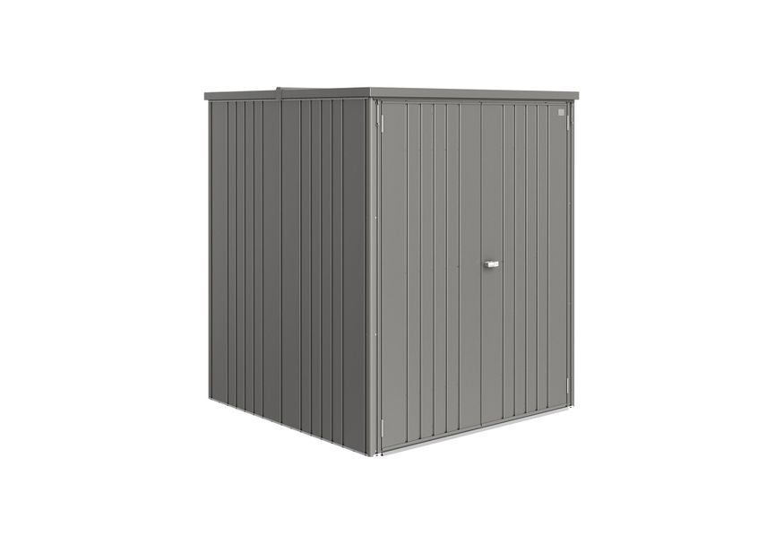 Biohort Tuinkast 150 LARGE kwartsgrijs metallic Foto van Biohort Tuinkast 150 LARGE kwartsgrijs metallic