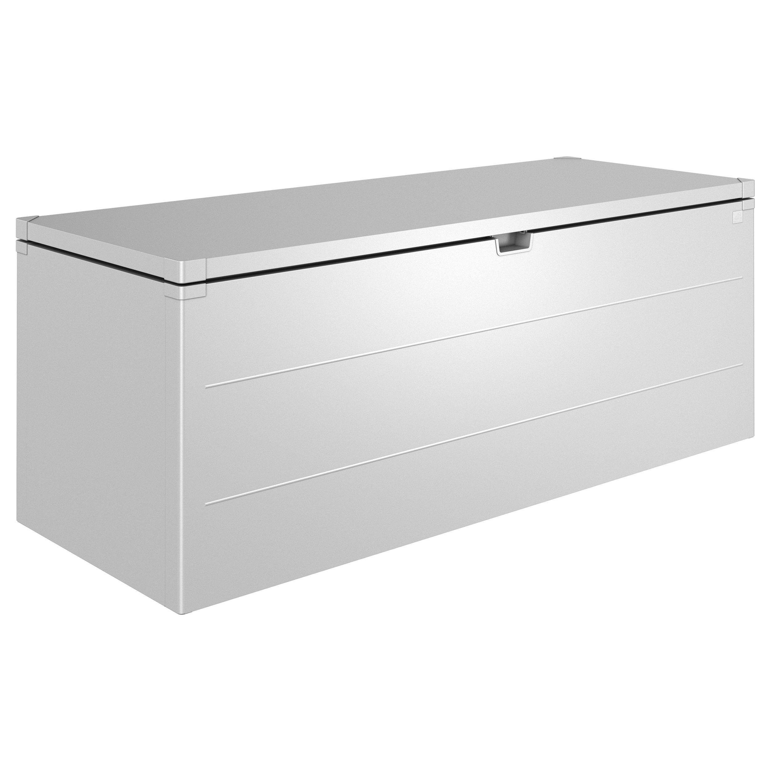 Foto van Biohort Kussenbox Stylebox zilver metallic 210