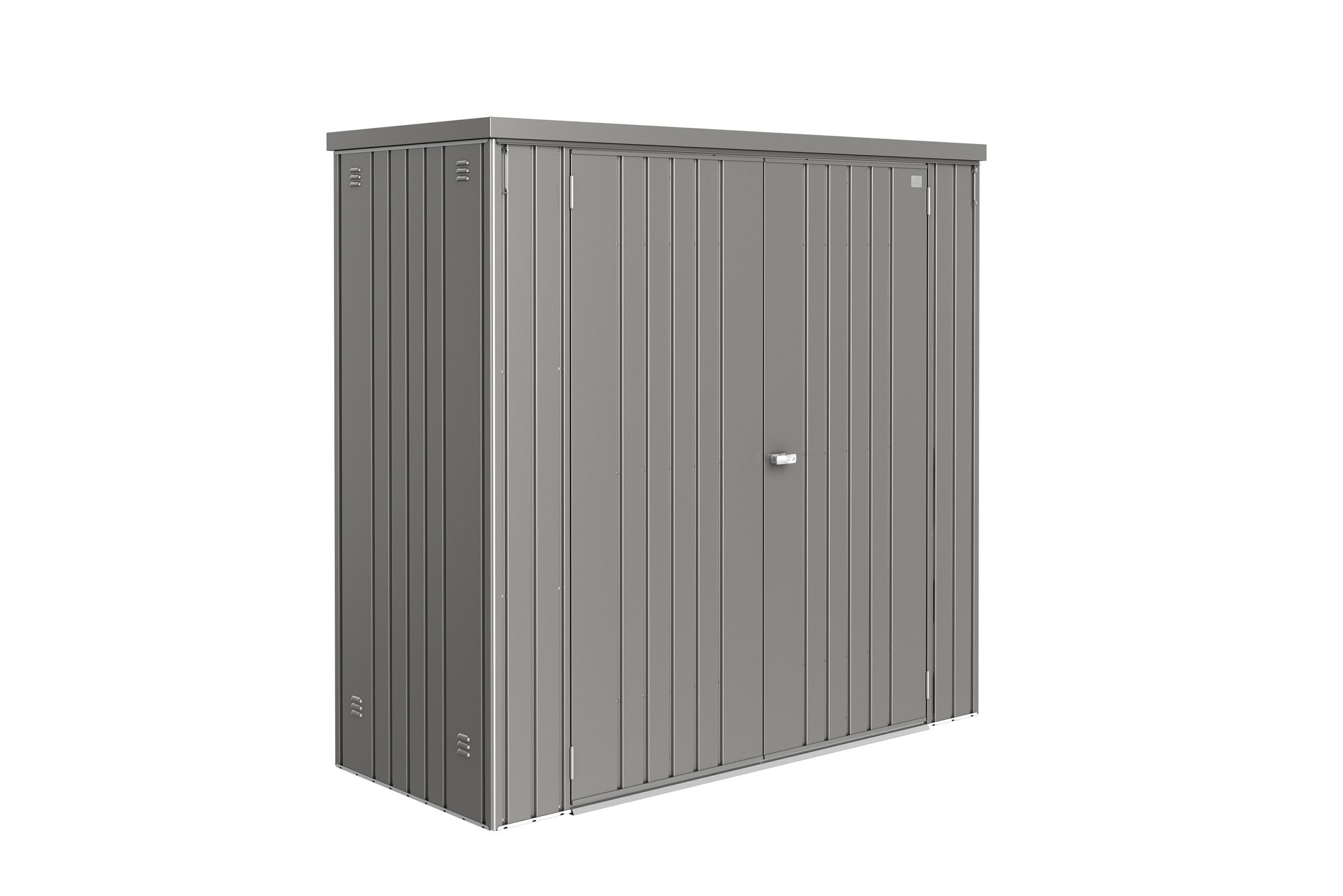 Foto van Biohort tuinkast kwartsgrijs metallic 190